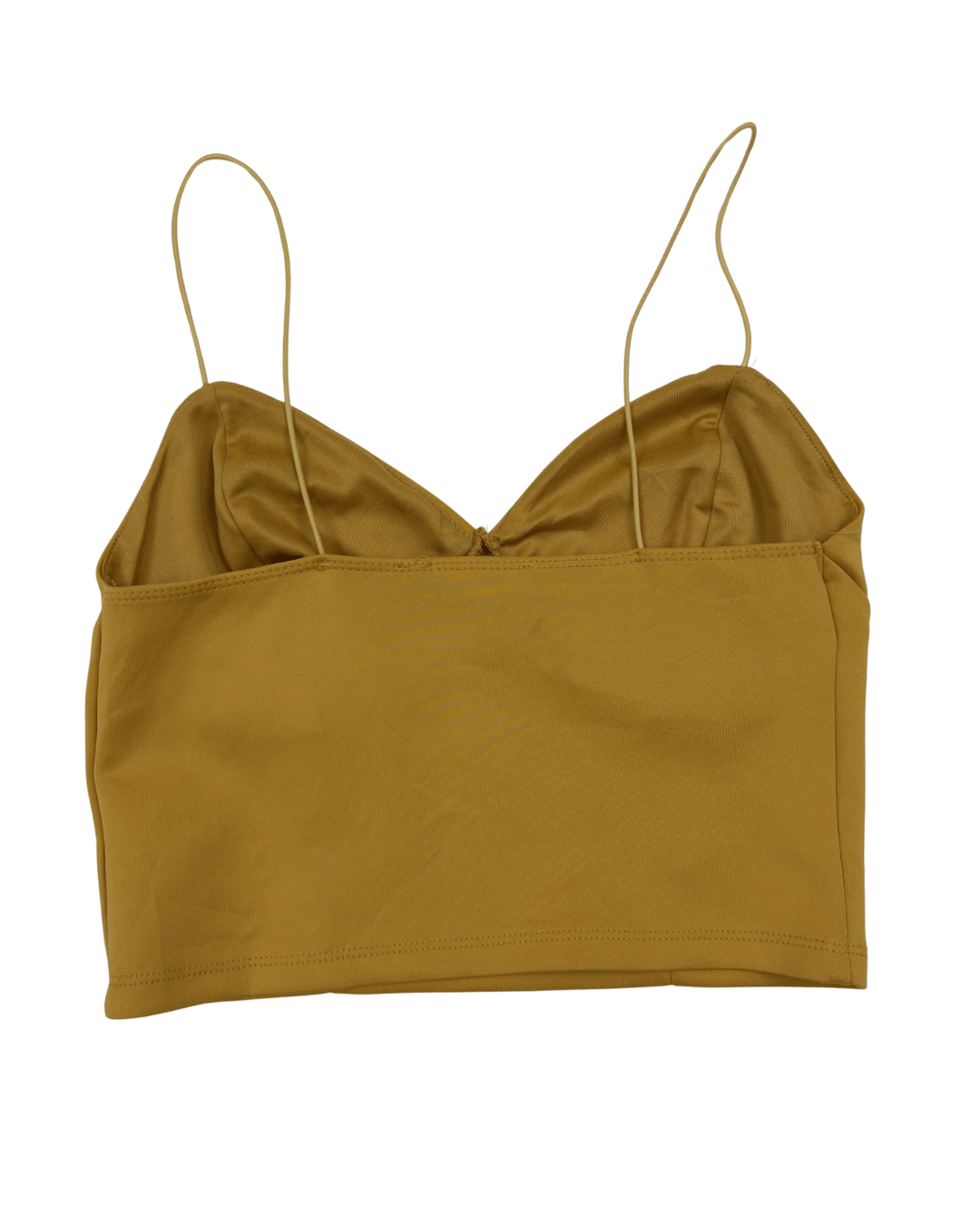New Look Mustard Chiffon Cami Top - XS