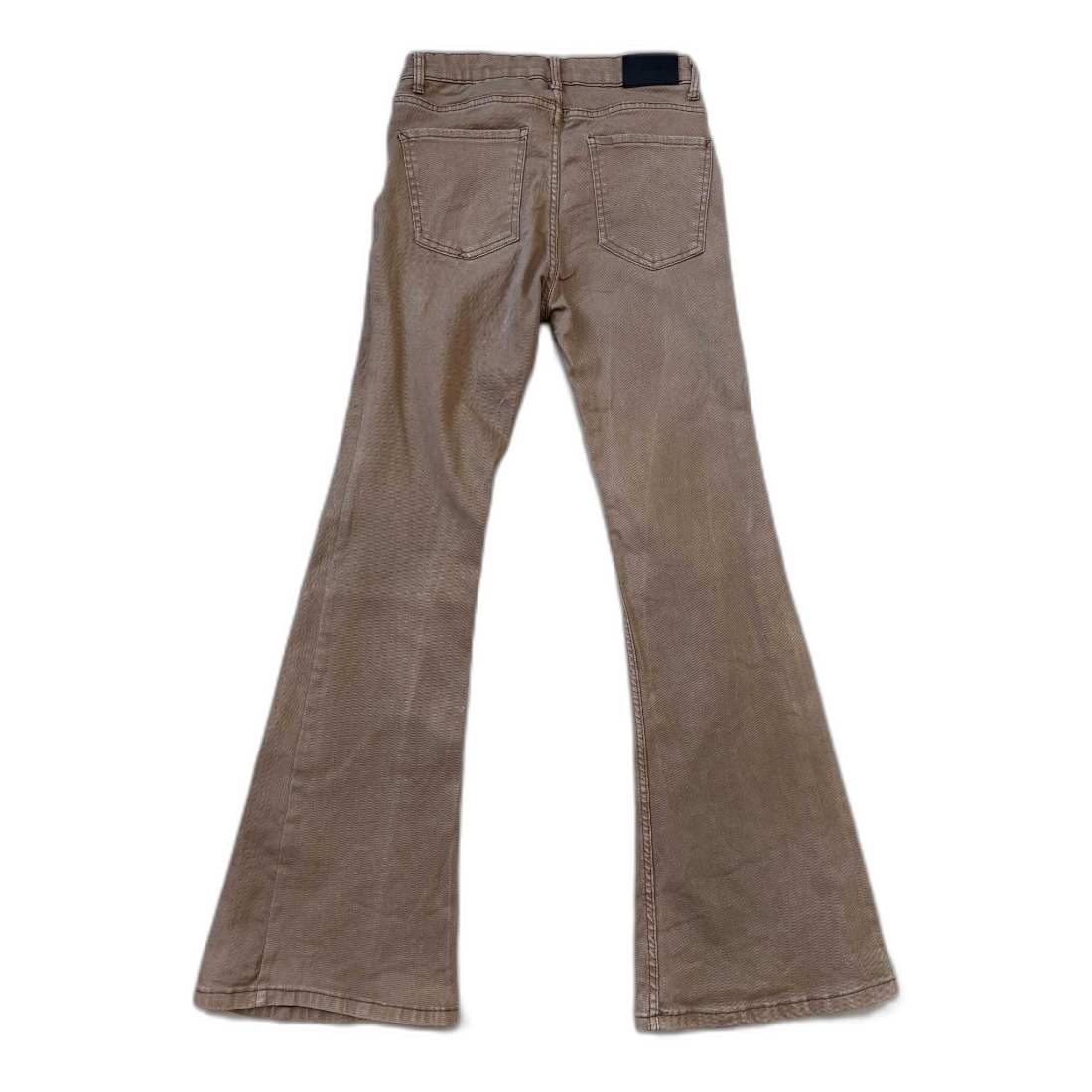 Bershka Flare Brown Denim Jeans - S | Waist: 28"