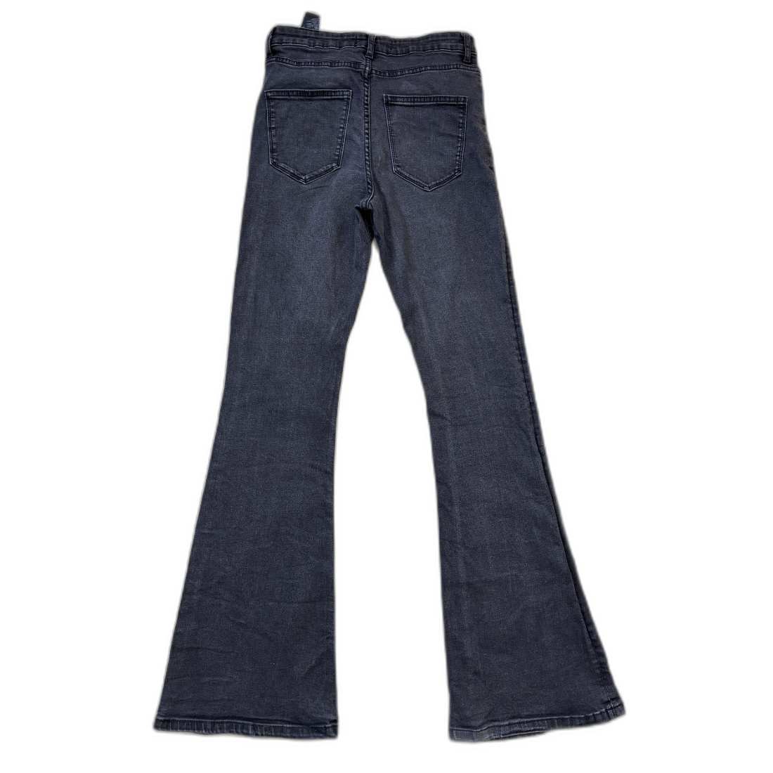 Zara Woman Premium Wide Leg Gray Denim Jeans - S | Waist: 28"