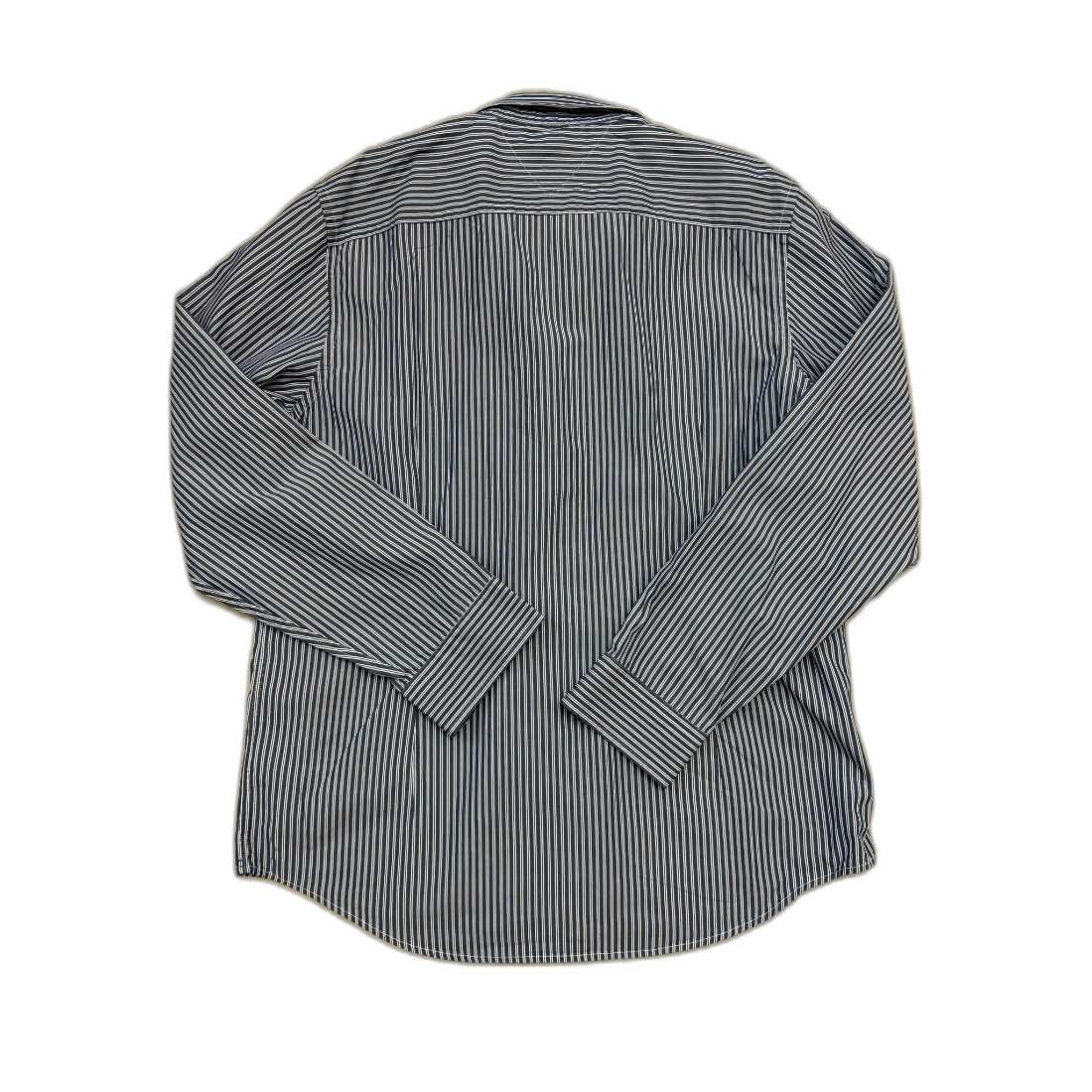 Tommy Hilfiger Slim Fit Navy Pinstripe Shirt - XL