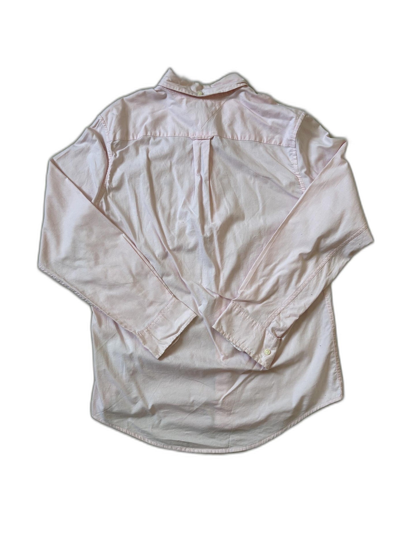Tommy Hilfiger Regular Fit Oxford Long Sleeve Classic Pink Shirt - XS