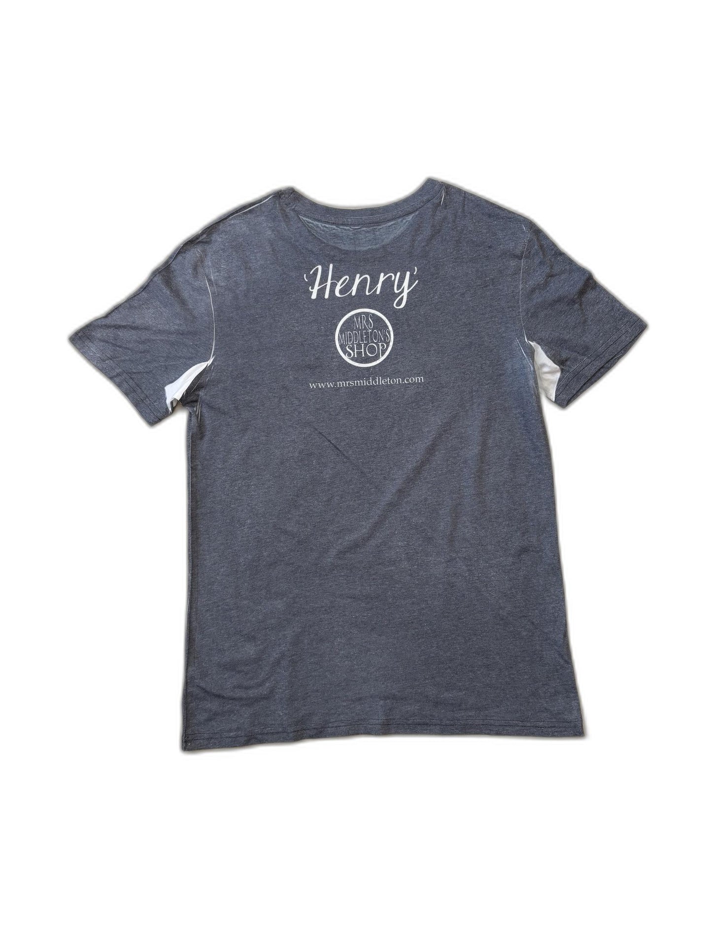Mrs. Middleton's Shop 'Henry' Charcoal Grey Graphic T-Shirt - S