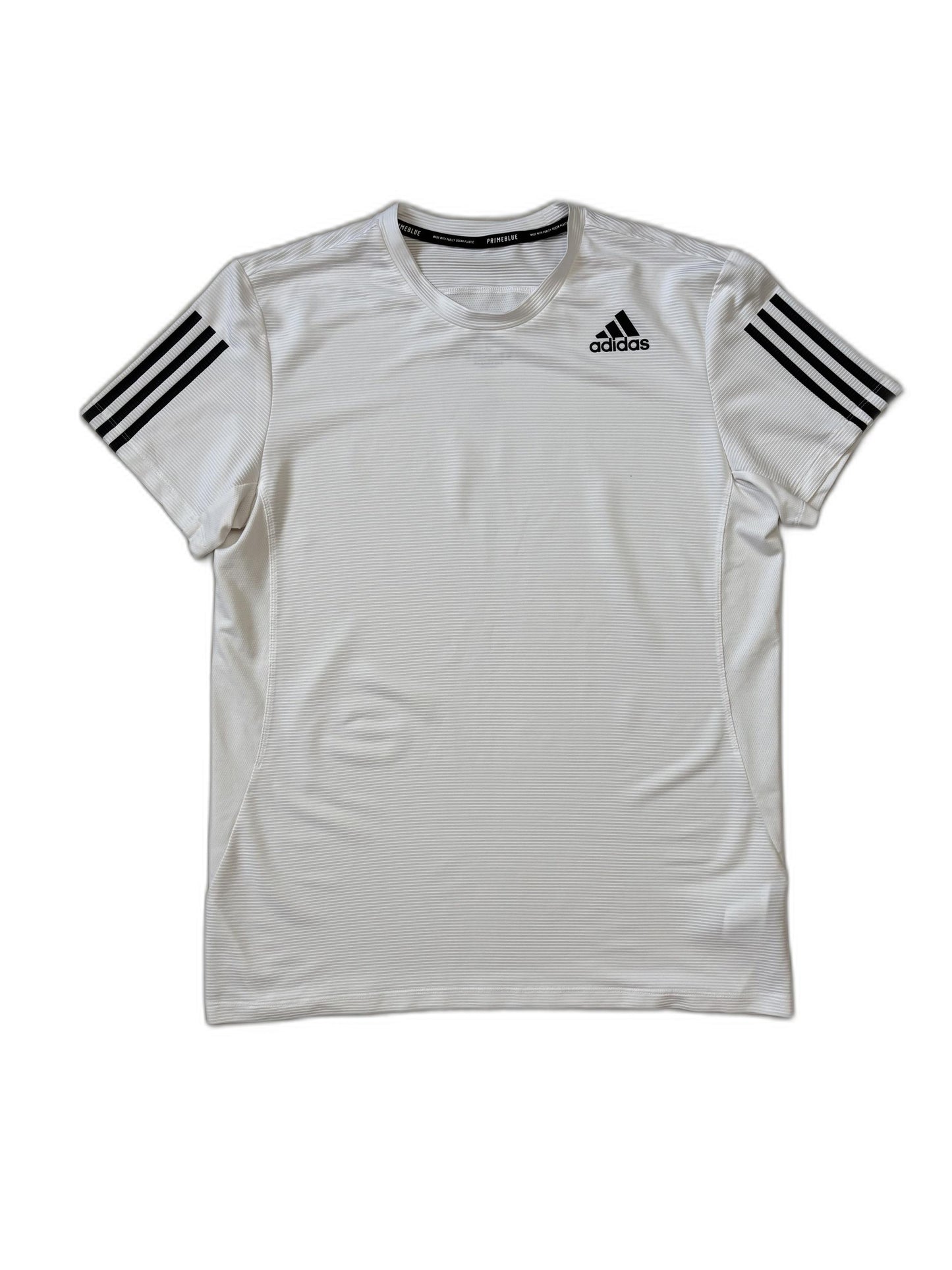 Adidas Primeblue Aeroready 3-stripe Performance T-Shirt - M