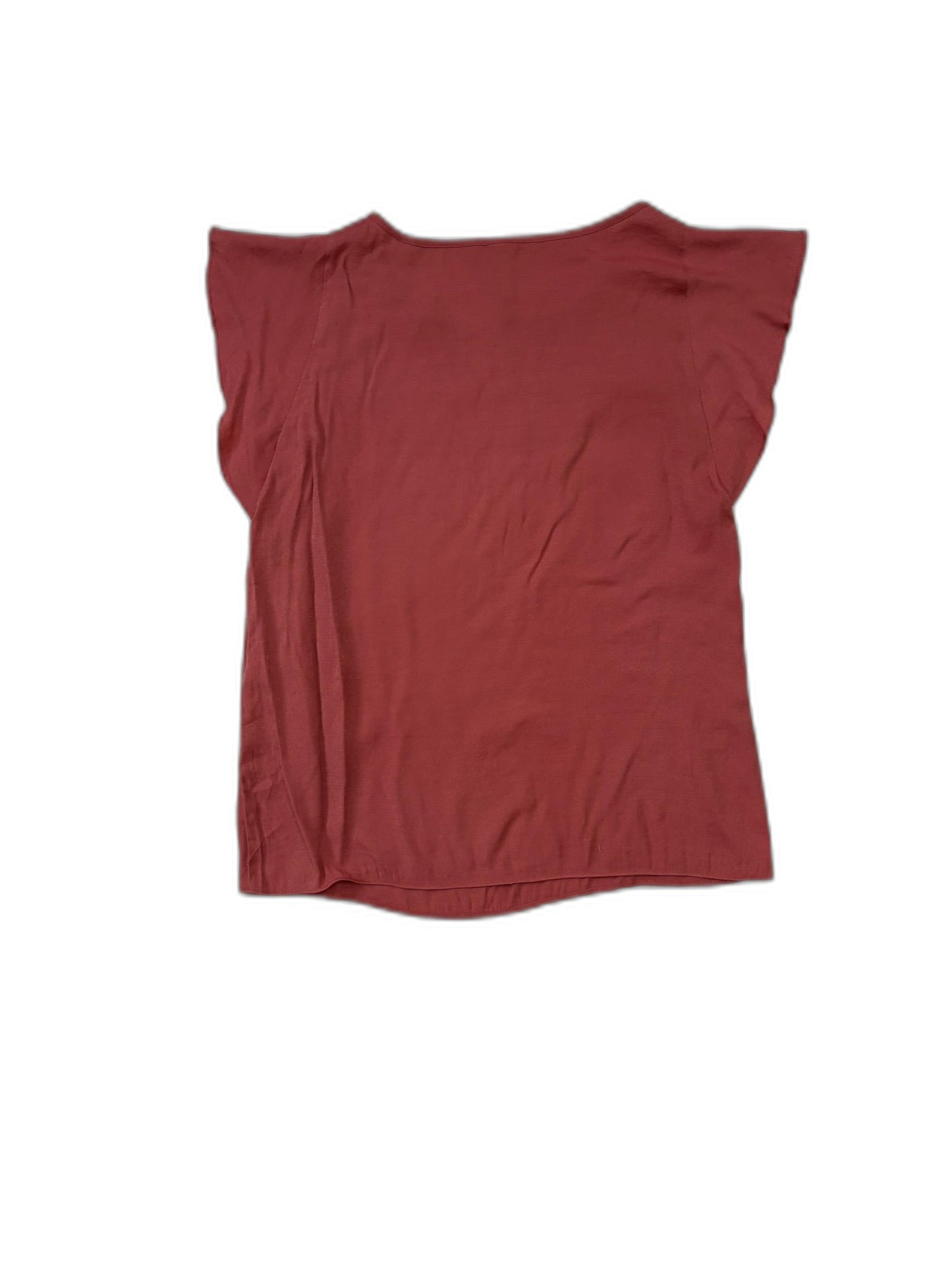 Stradivarius Rust Soft Flowy Top - S