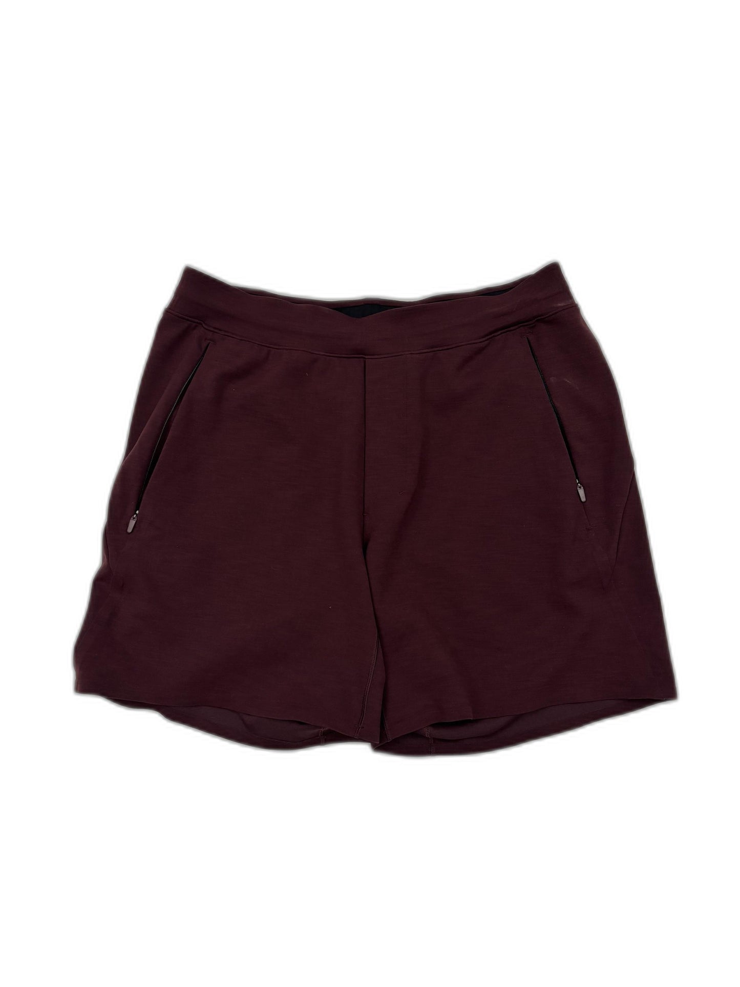 Lululemon Burgundy High-Rise Training Shorts - L | Waist: 32"