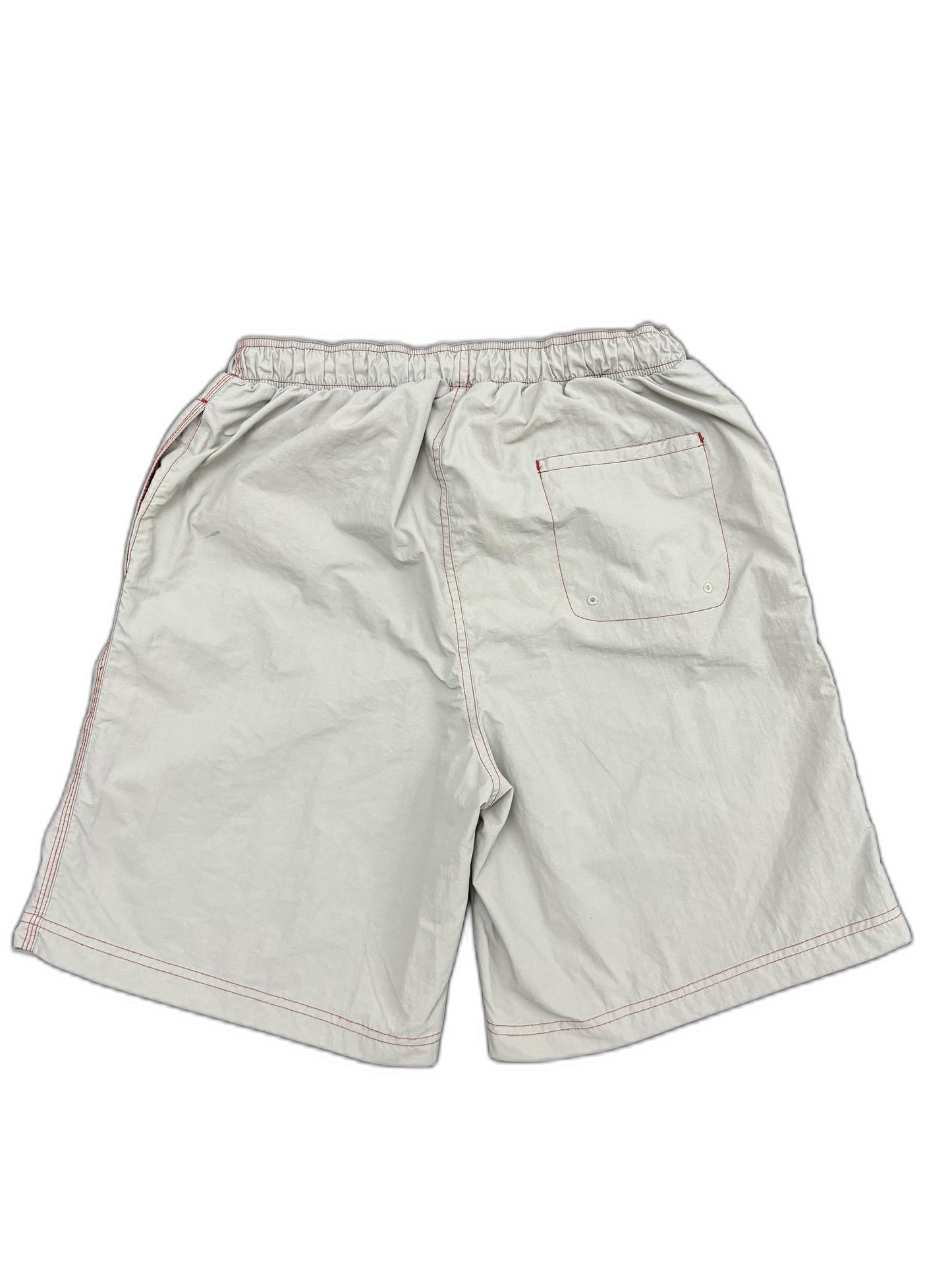 Tom Tailor Cream Beach Casual Shorts - S | Waist: 28"