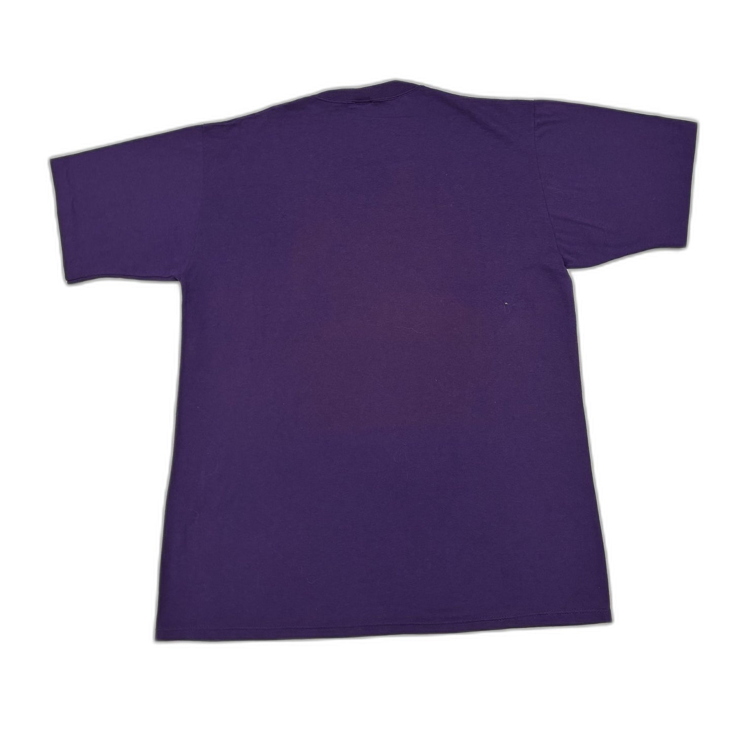 Jerzees Mystic Mardi Gras 1990 New Orleans Purple Graphic T-Shirt - L
