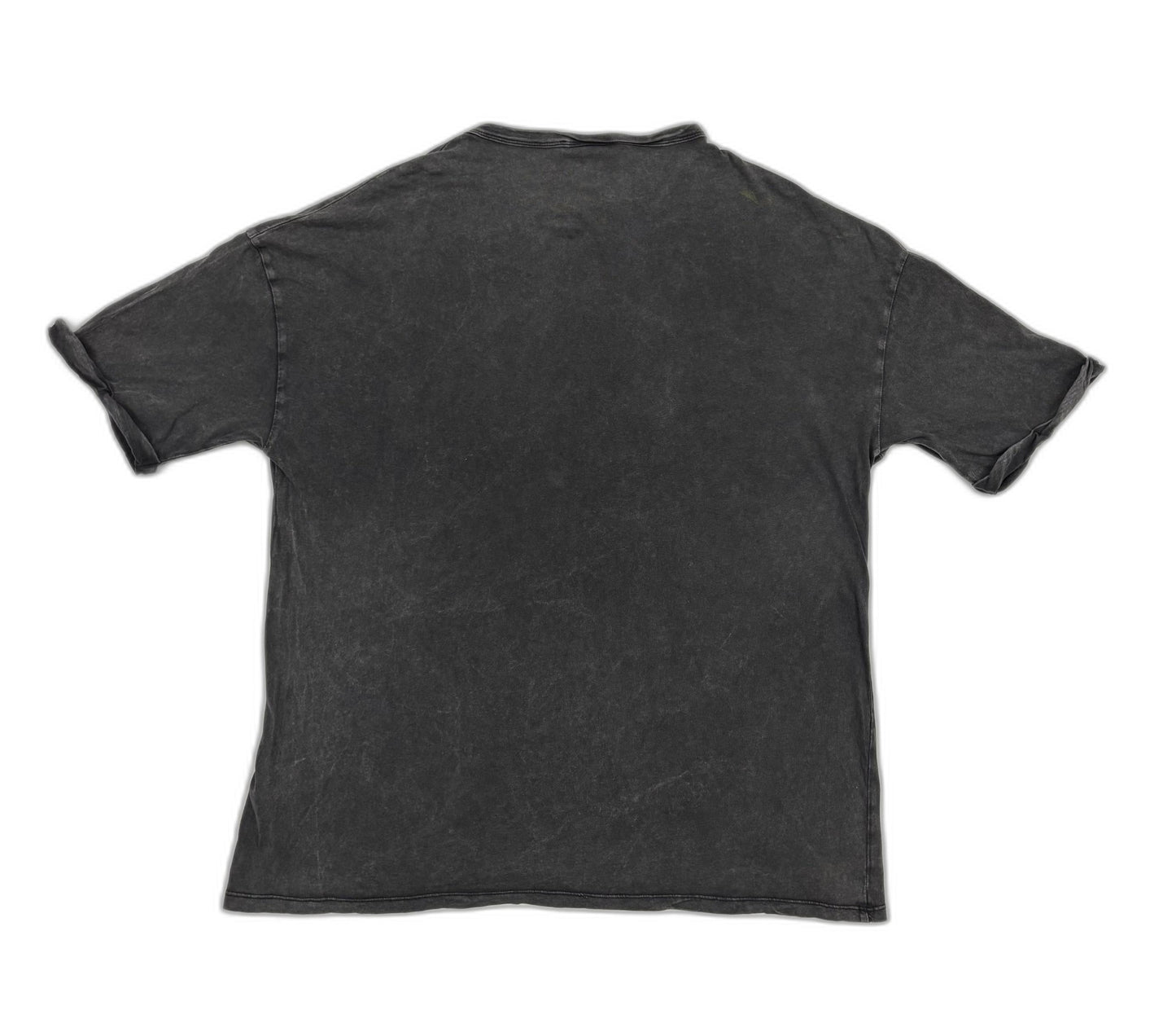 Zara Trafaluc Dynasty Washed Black 80s TV Graphic T-Shirt - L