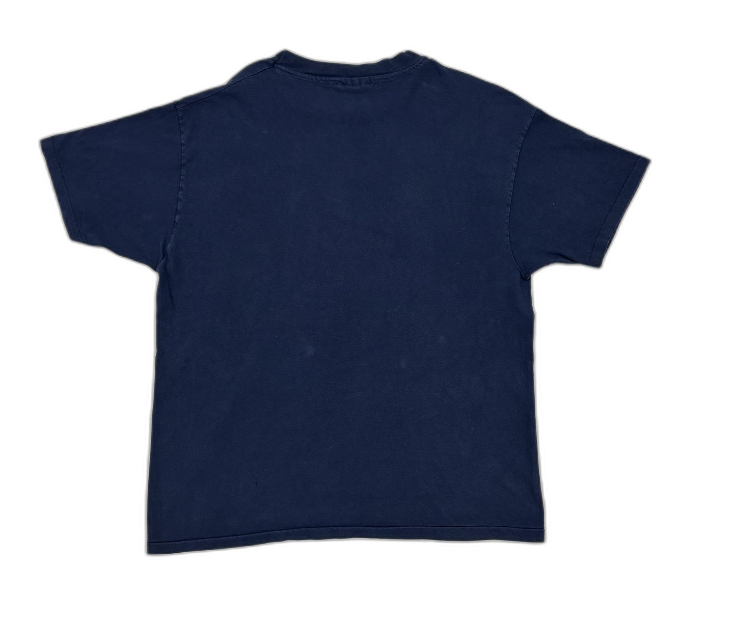 Hanes Beefy-T Wild Dolphins Vintage Made in USA Navy Blue Graphic T-Shirt - XL