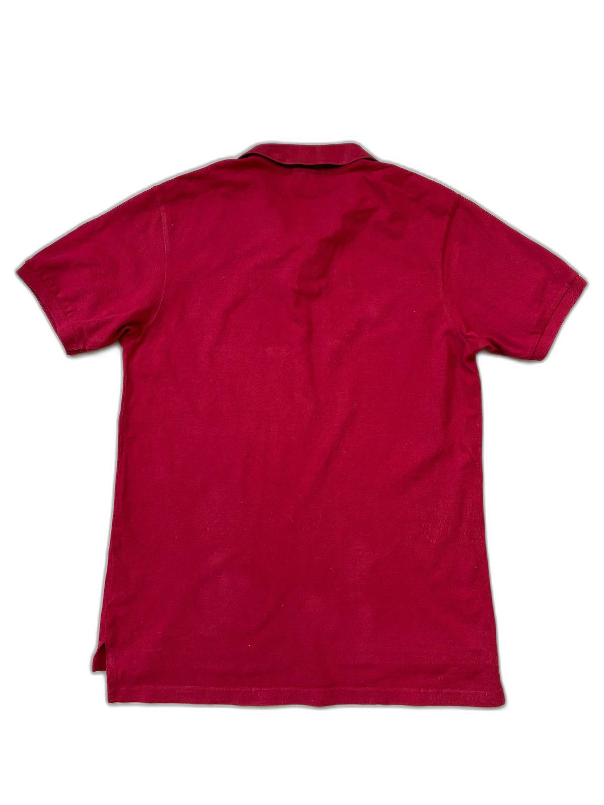 Ralph Lauren Vintage Classic Crimson Pique Polo Shirt - M