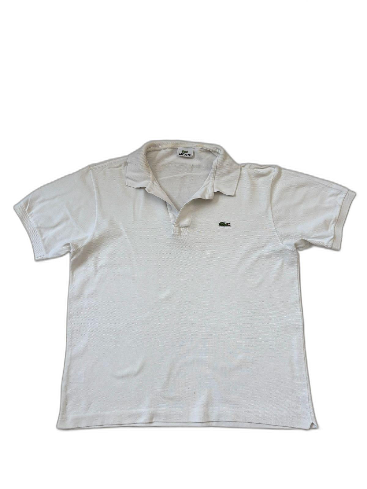 Lacoste Classic White Pique Polo Shirt - M