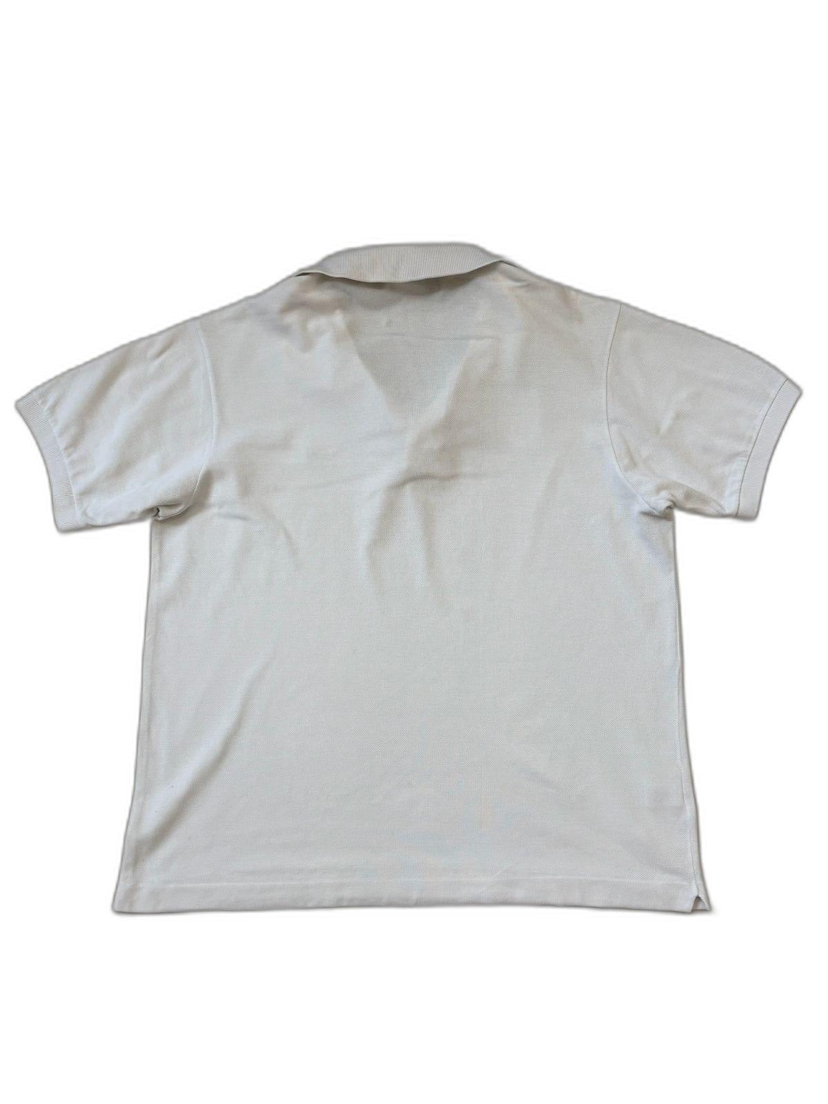 Lacoste Classic White Pique Polo Shirt - M