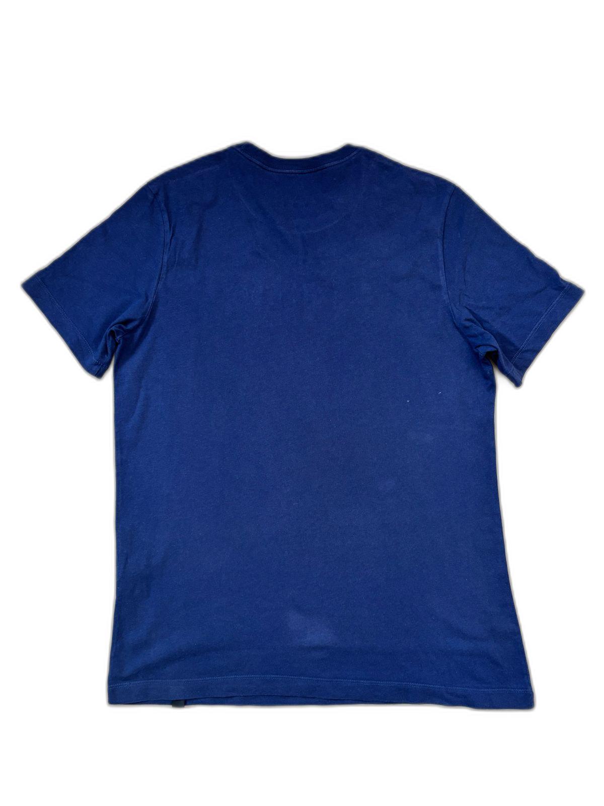 Nike Spurs Navy Blue Graphic with Logo Print T-Shirt - M