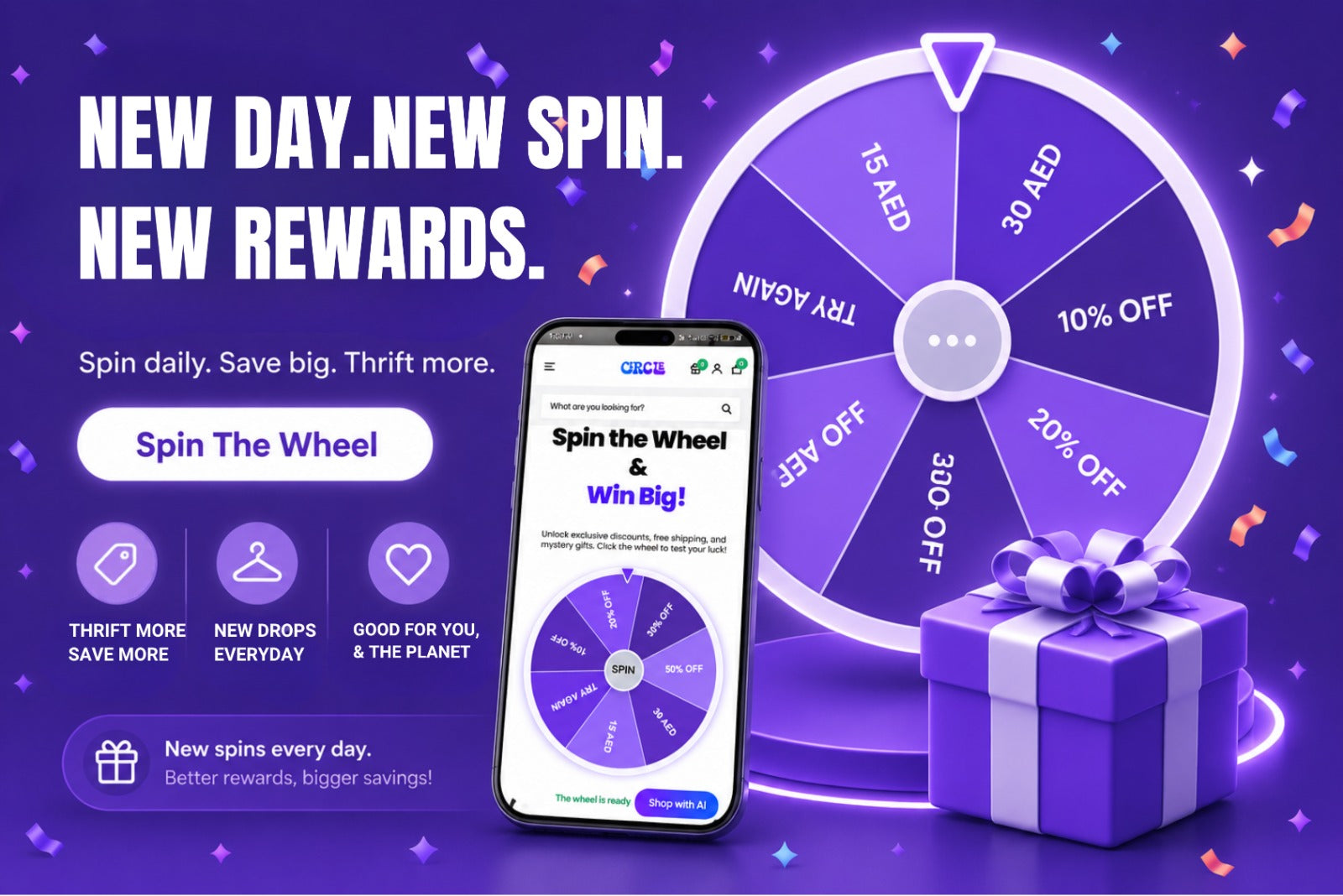 Introducing Circle Rewards — Spin Daily, Win Instantly