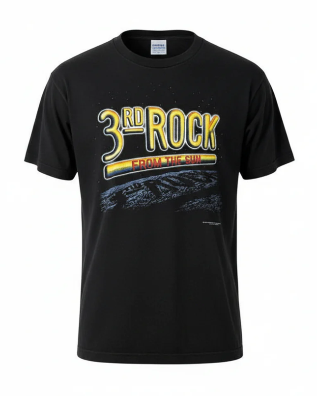 Stanley Desantis Black 3rd Rock From The Sun Vintage Graphic Tee