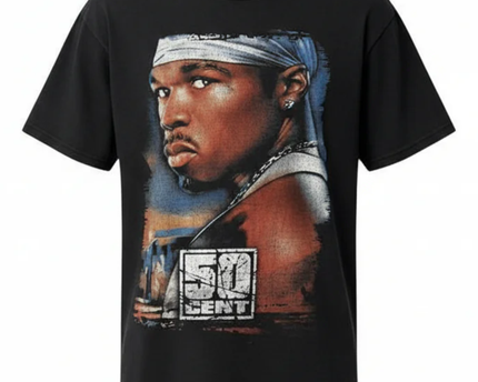ROCK @ T.G. Black 50 Cent Rap Graphic Tee