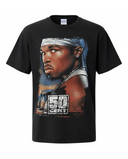 ROCK @ T.G. Black 50 Cent Rap Graphic Tee