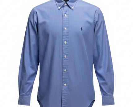 Ralph Lauren Blue Polo Player Classic Fit Shirt