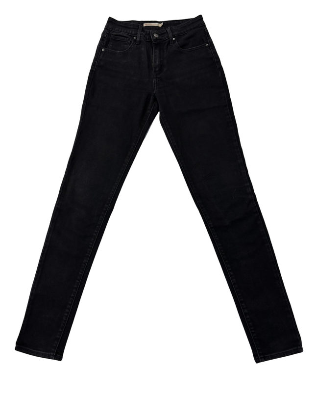Levi's Black 721 High Rise Skinny Jeans