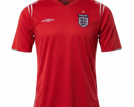 Umbro Red England Three Lions 2004-06 Away Jersey