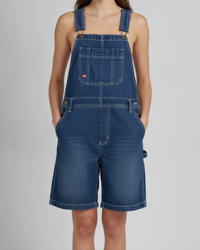 Dickies Blue Denim Utility Overalls