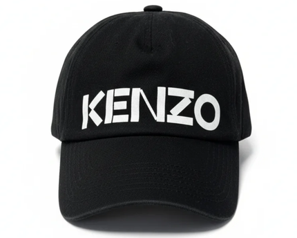 Kenzo Black Logo Baseball Cap