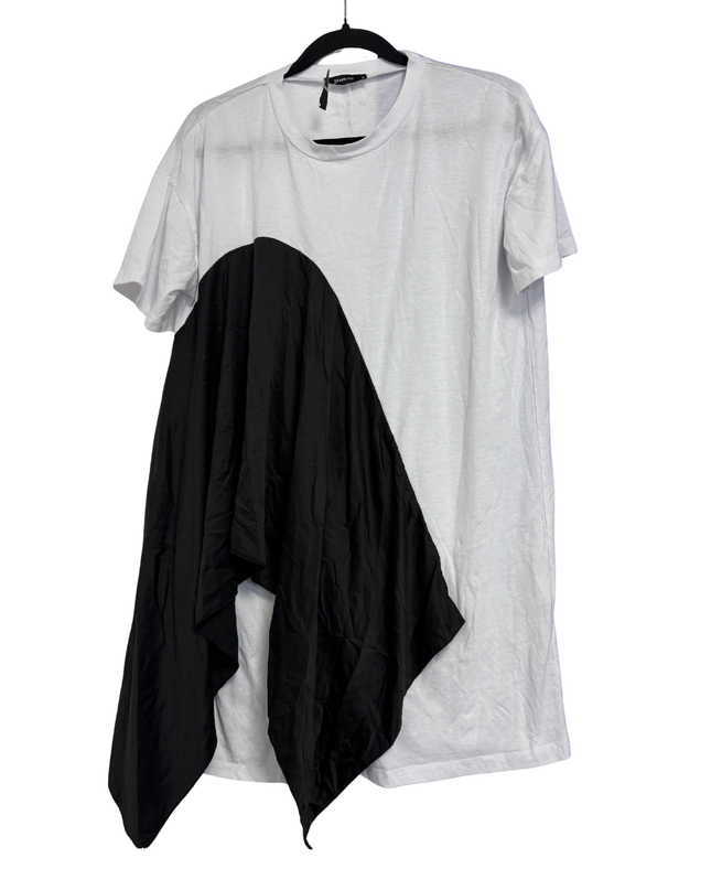 Reserved White Oversized T-Shirt Dress W/Tags