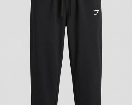 Gymshark Black Men's Slim-Fit Cotton Joggers