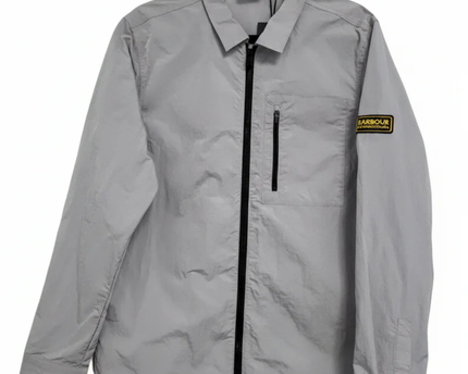 Barbour International Putty Zip-Up Lightweight Over-shirt Jacket | With Tags
