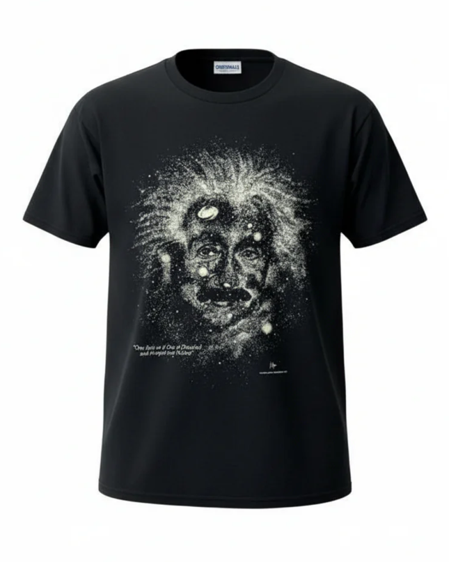 Smithsonian Institution Black Albert Einstein Graphic Tee