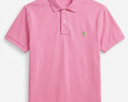 Polo Ralph Lauren Pink Classic Fit Piqué Polo Shirt