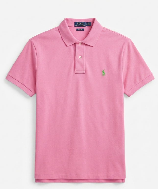 Polo Ralph Lauren Pink Classic Fit Piqué Polo Shirt
