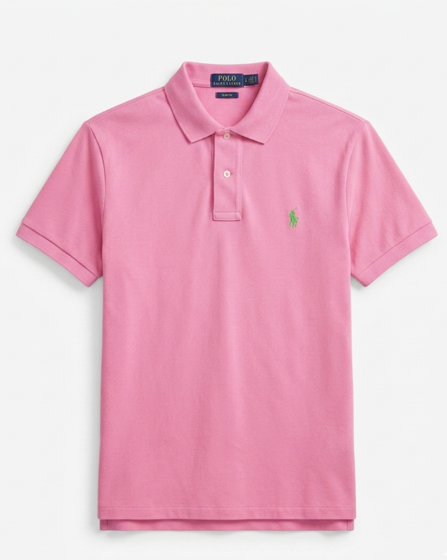 Polo Ralph Lauren Pink Classic Fit Piqué Polo Shirt