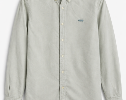 Levi's Light Green Slim Fit Long Sleeve Button-Down Shirt
