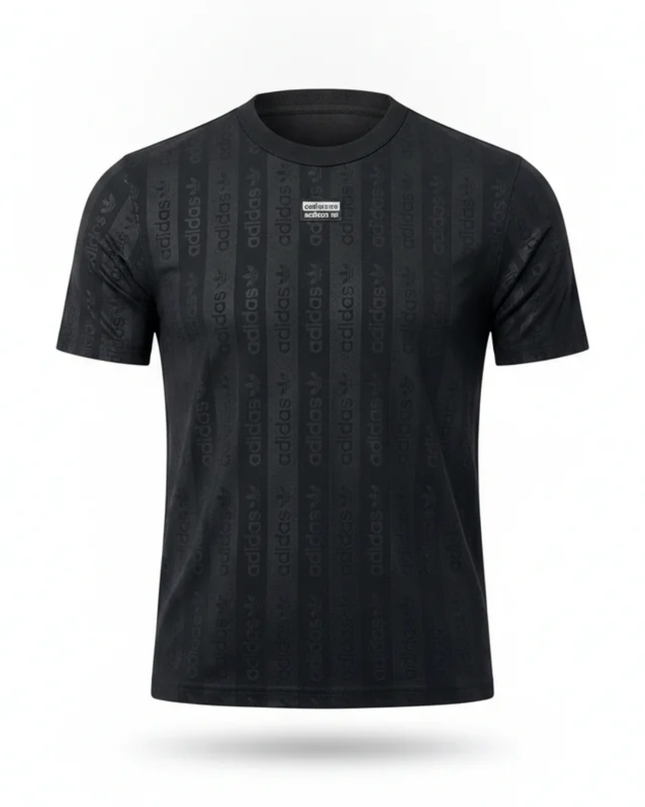 Adidas Black Monogram T-Shirt