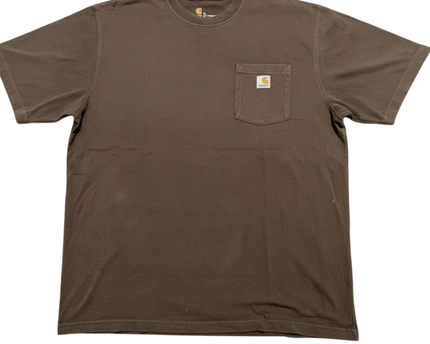Carhartt Brown Original Fit Pocket T-Shirt