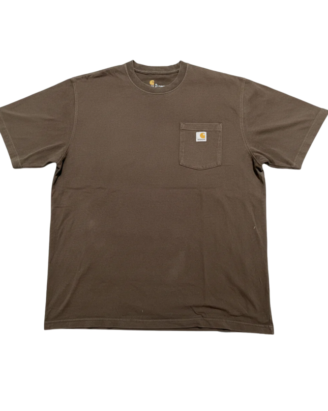 Carhartt Brown Original Fit Pocket T-Shirt