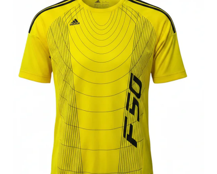 Adidas Yellow Graphic Sports T-Shirt