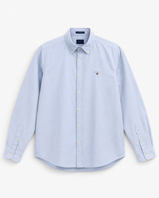 Gant Light Blue Slim Fit Oxford Shirt