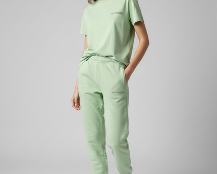 PANGAIA Green Organic Cotton T-Shirt and Joggers Set