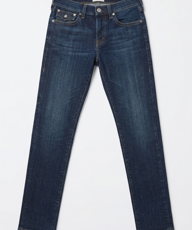 True Religion Dark Blue Rocco Relaxed Skinny Jeans
