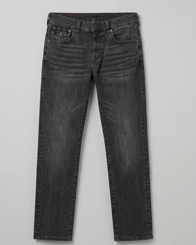 True Religion Rocco Relaxed Skinny Black Jeans