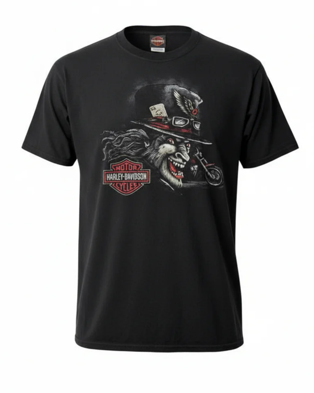 Harley-Davidson Black Graphic Tee Taddy's Milano Italia
