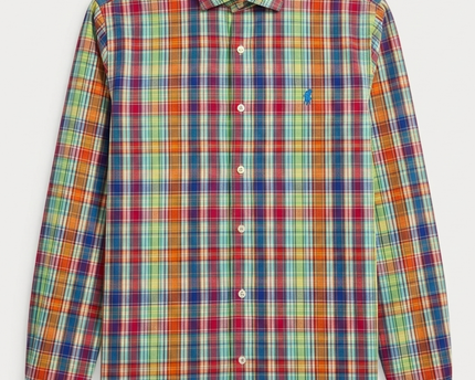 Polo Ralph Lauren Multi-color Plaid Custom Fit Button-Down Shirt