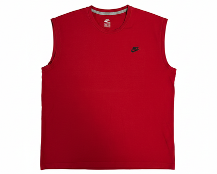 Nike Red Sportswear Sleeveless Tank Top