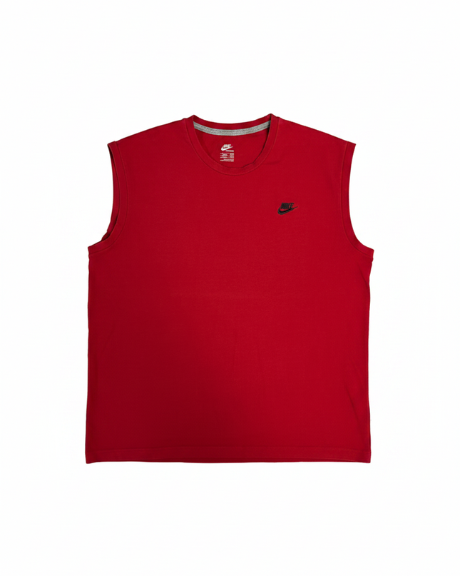 Nike Red Sportswear Sleeveless Tank Top
