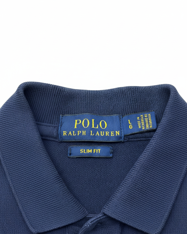 Ralph Lauren Slim Fit Navy Blue Polo Shirt