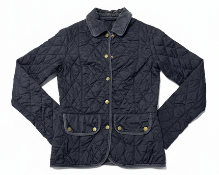 Barbour Navy Blue Quilted Heritage Jacket
