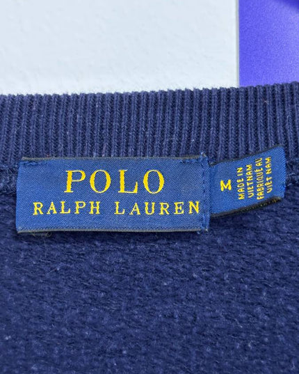 Ralph Lauren Navy Blue Varsity P Sweater