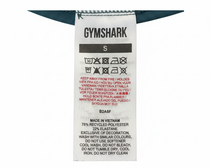 Gymshark High-Waist  Dark Teal Performance Training Leggings